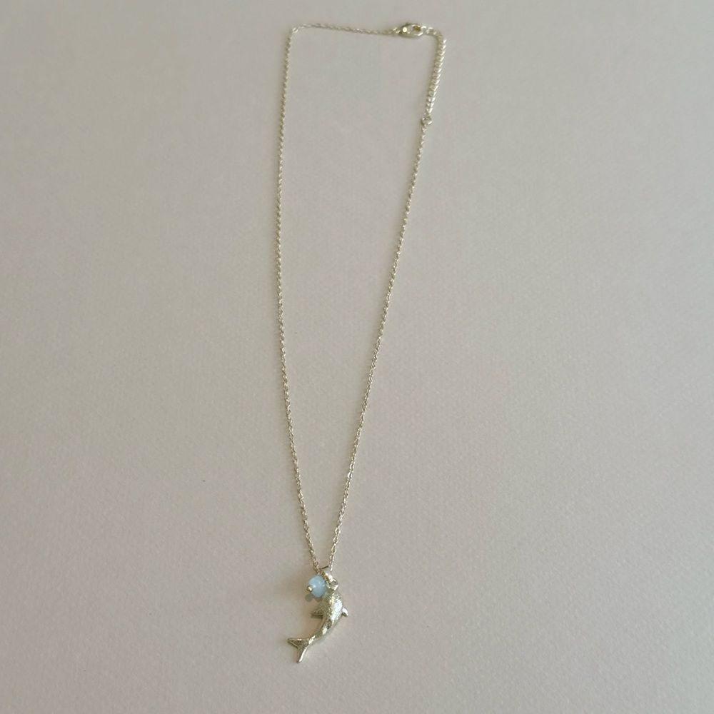 Dolphin Necklace N1480 - Picture 2 of 4